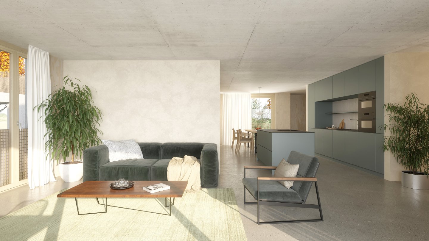 569 NWA Neuweilerstrasse Allschwil Whg B Wohnen Essen 1 verde comodoro 260625 1a
